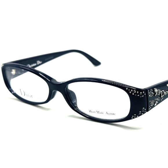 NEW CHRISTIAN DIOR CD7063J 0T7 Plum Women Oval Eyeglasses 54mm 15 135 - Picture 1 of 9